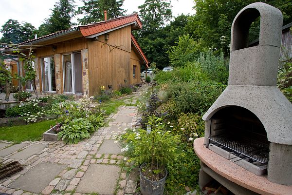 Grill im Garten